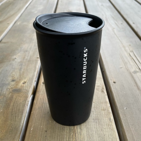 Starbucks Matte Black “&” Double Walled Travel Mug - Picture 4 of 11